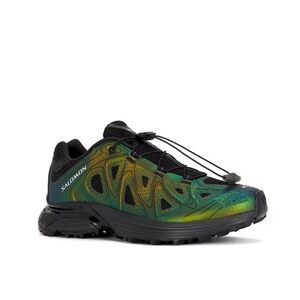 Salomon XT-Whisper Void Sneaker in Black, Black & Silver Metallic X